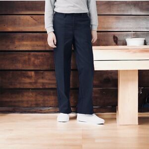 Dickies Pants Boys Size 20 Husky Flat Front Classic Fit Straight Leg Khaki Pant